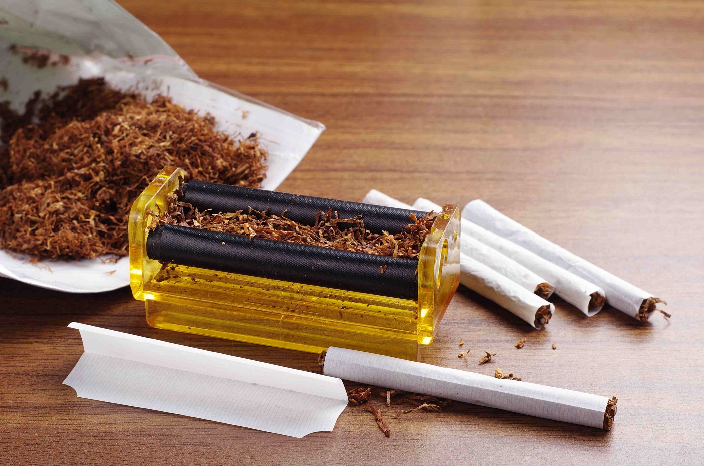 Нарезаем табак для сигарет и самокруток